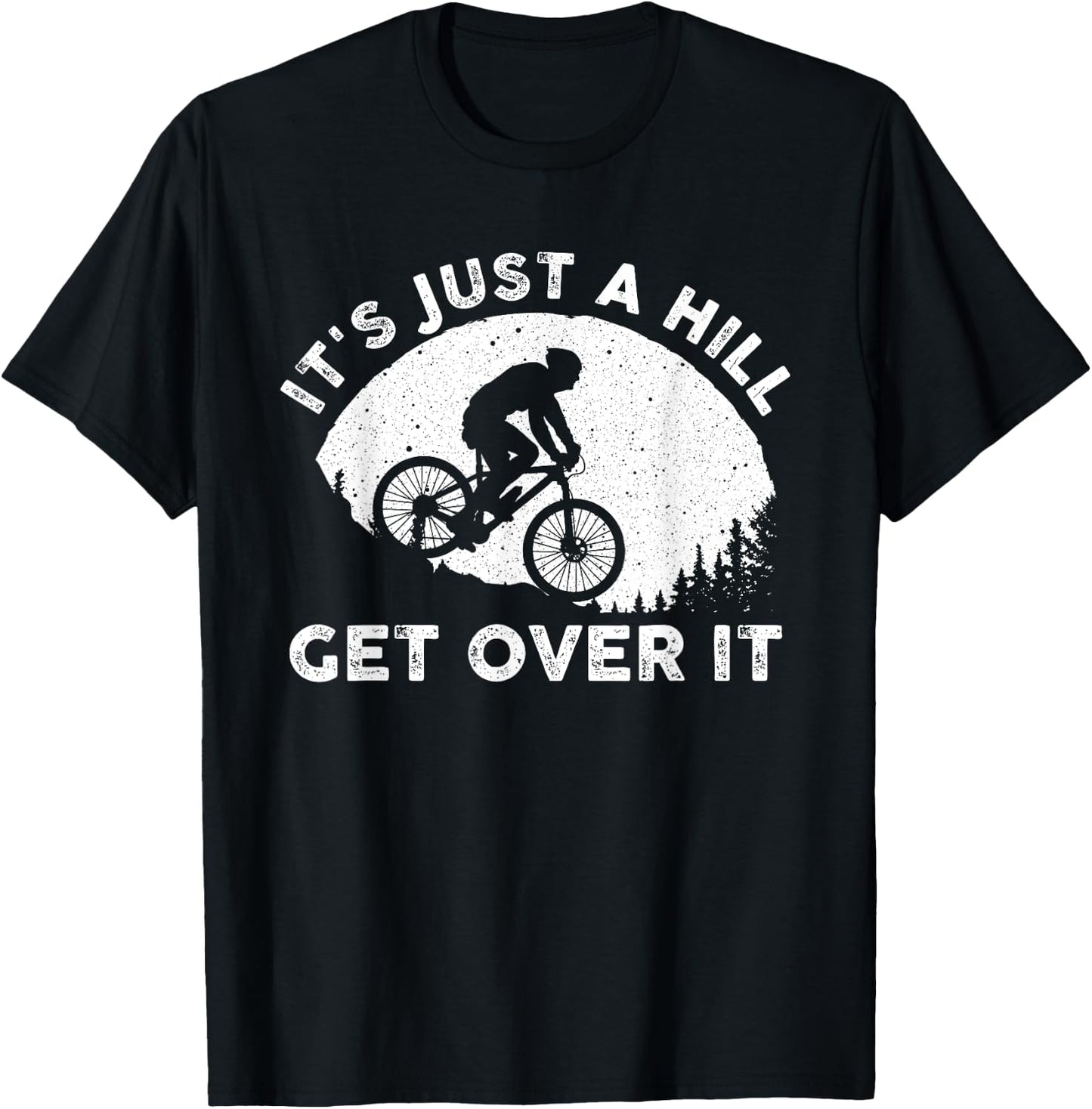 Funny Mountain Biking Design Women Trail Ride Lover T-Shirt - T-Shirt | Black
