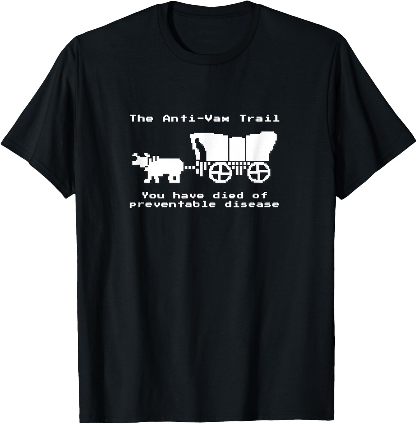 The Anti-Vax Trail Pro Vax Vaccination T-Shirt - T-Shirt | Black