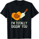 Fossil Hunting Valentines Day Gift I'm Totally Diggin You T-Shirt - T-Shirt | Black