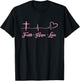 Faith - Love - Hope - Jesus Christ T-Shirt - T-Shirt | Black