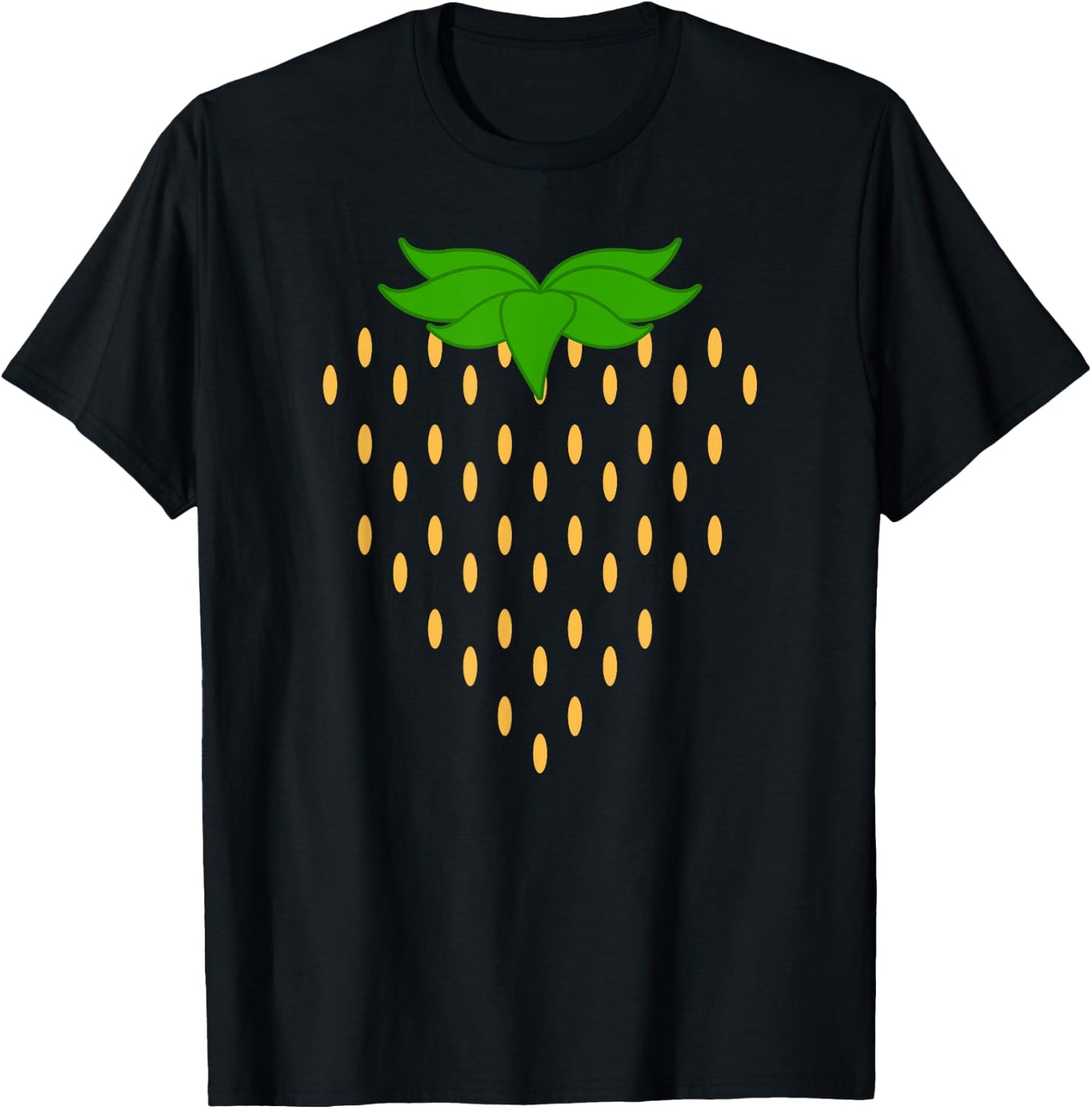 Halloween Strawberry DIY Shirt | Group Matching Costume T-Shirt - T-Shirt | Black