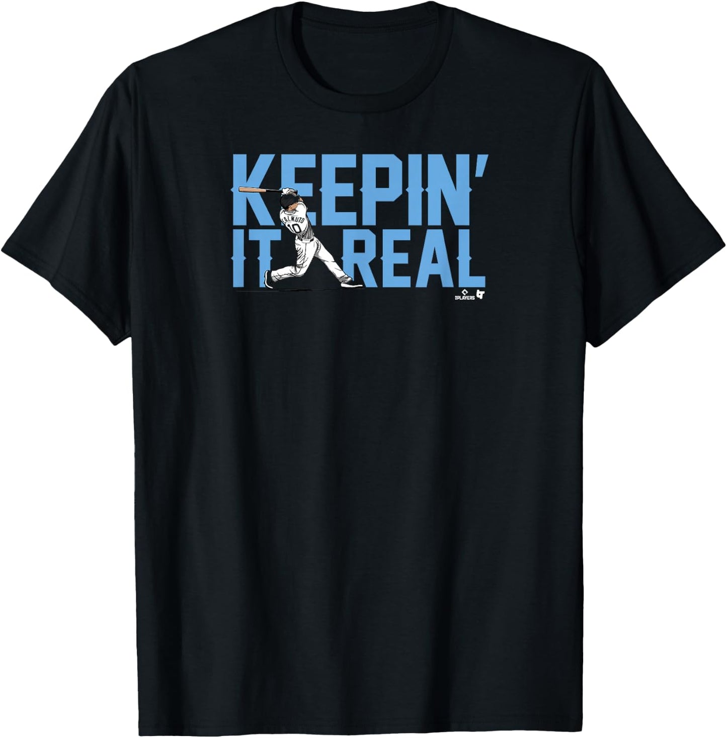 Officially Licensed J.T. Realmuto - Keepin' It Real T-Shirt - T-Shirt | Black