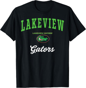 Lakeview High School Gators C3 T-Shirt - T-Shirt | Black