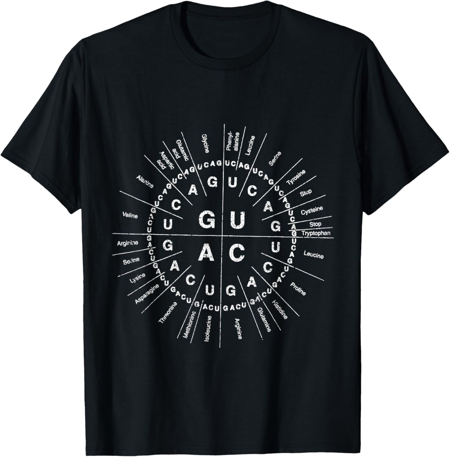 DNA Genetic Code Biologist Gift Science Biology T-Shirt - T-Shirt | Black