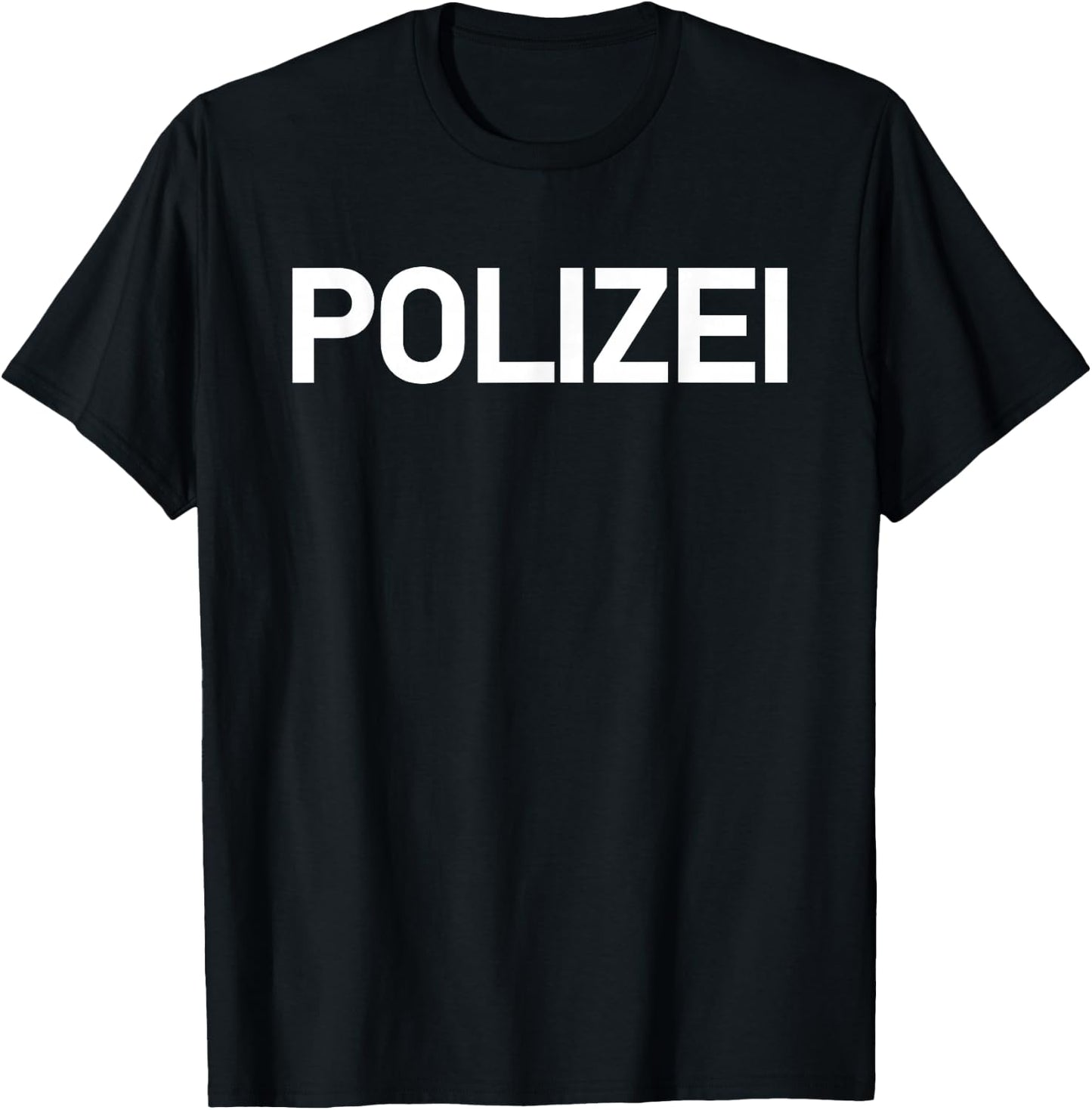 Polizei German Police Germany Halloween Costume T-Shirt - T-Shirt | Black