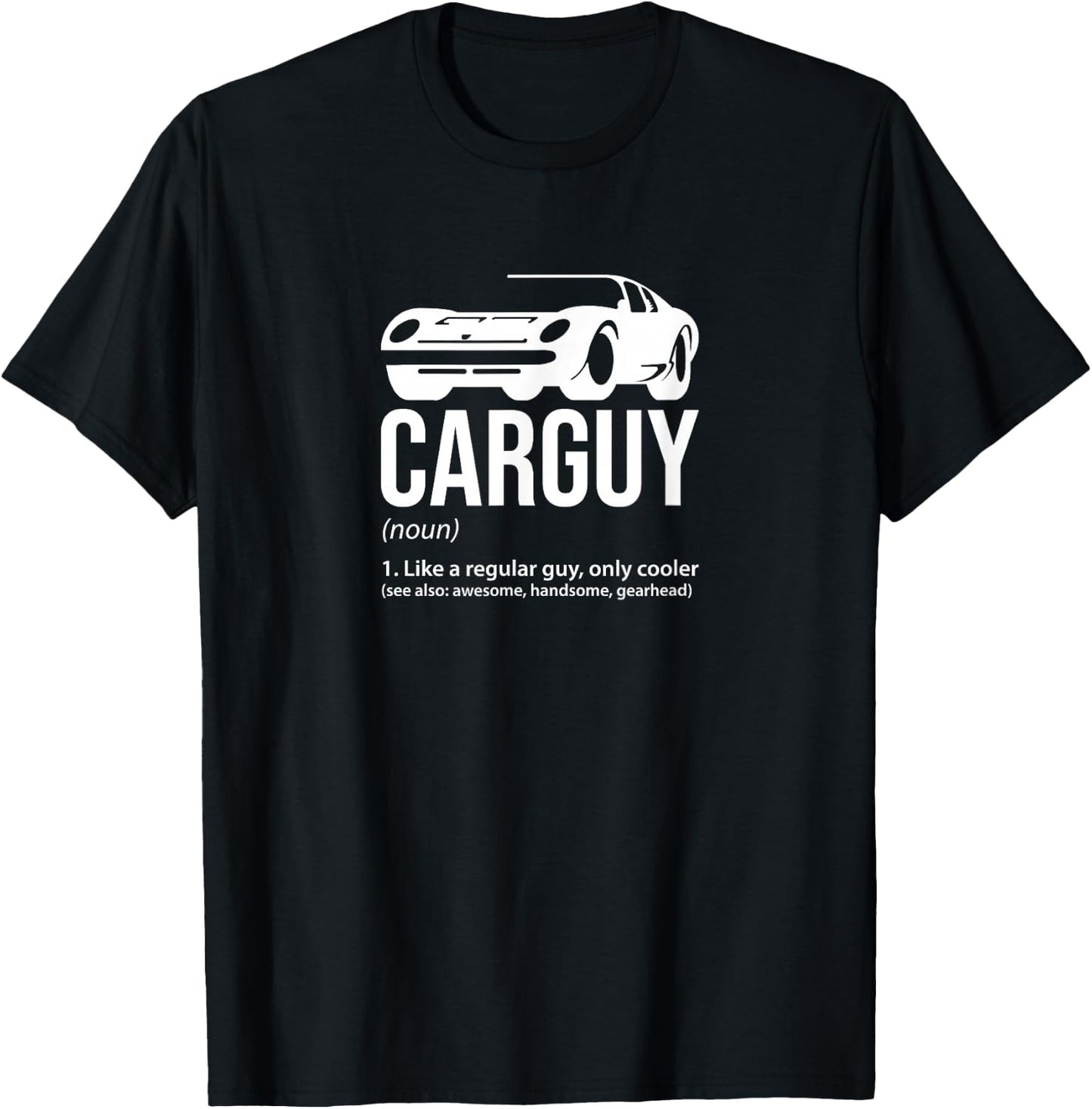Motor Car Mechanics Guy funny Gear Head T-Shirt - T-Shirt | Black