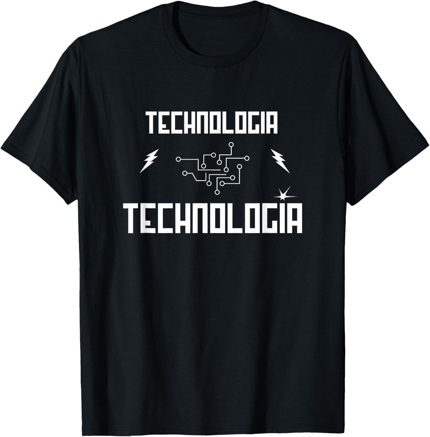 Technologia Humorous Technology Meme T-Shirt - T-Shirt | Black