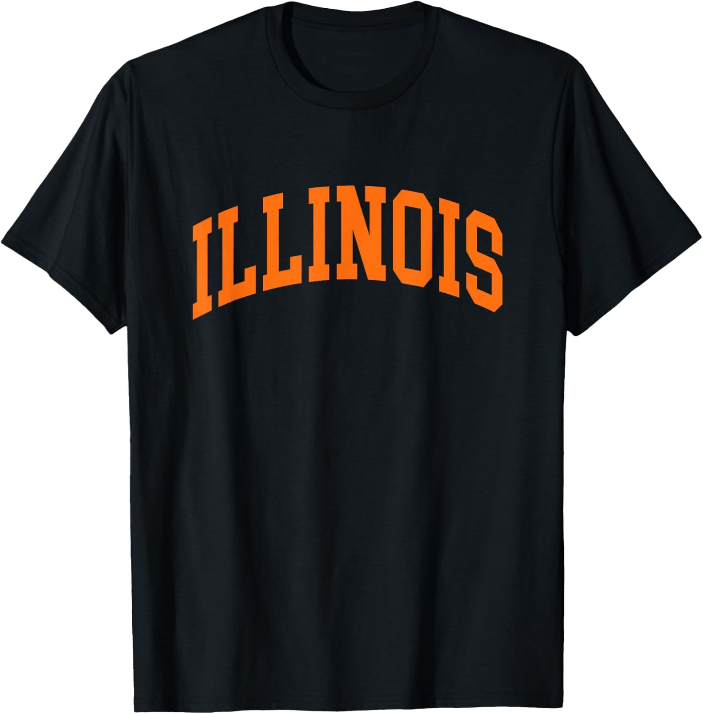 Illinois - Throwback Design - Classic T-Shirt - T-Shirt | Black