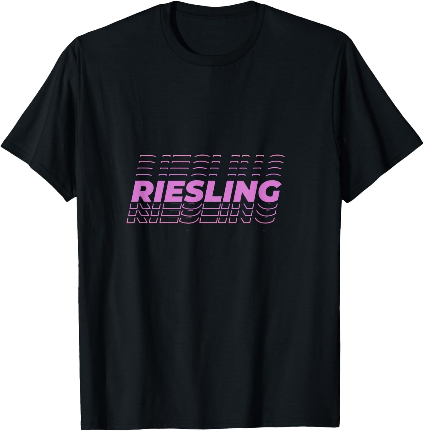 Riesling Natural Wine T-Shirt - T-Shirt | Black