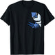 Blue Jay Bird Cyanocitta Cristata From Side T-Shirt - T-Shirt | Black