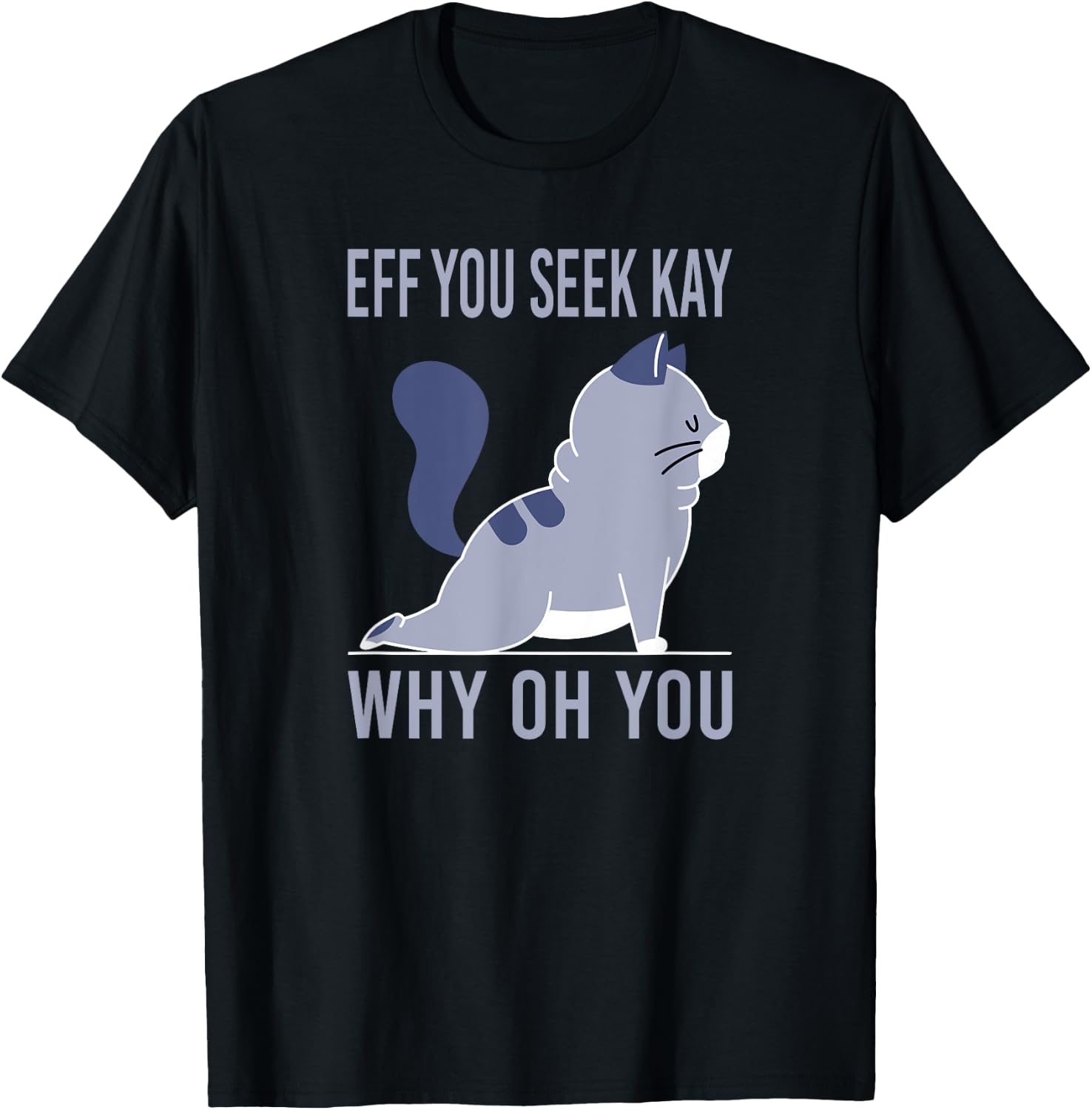 Eff You Seek Kay why you T-Shirt - T-Shirt | Black