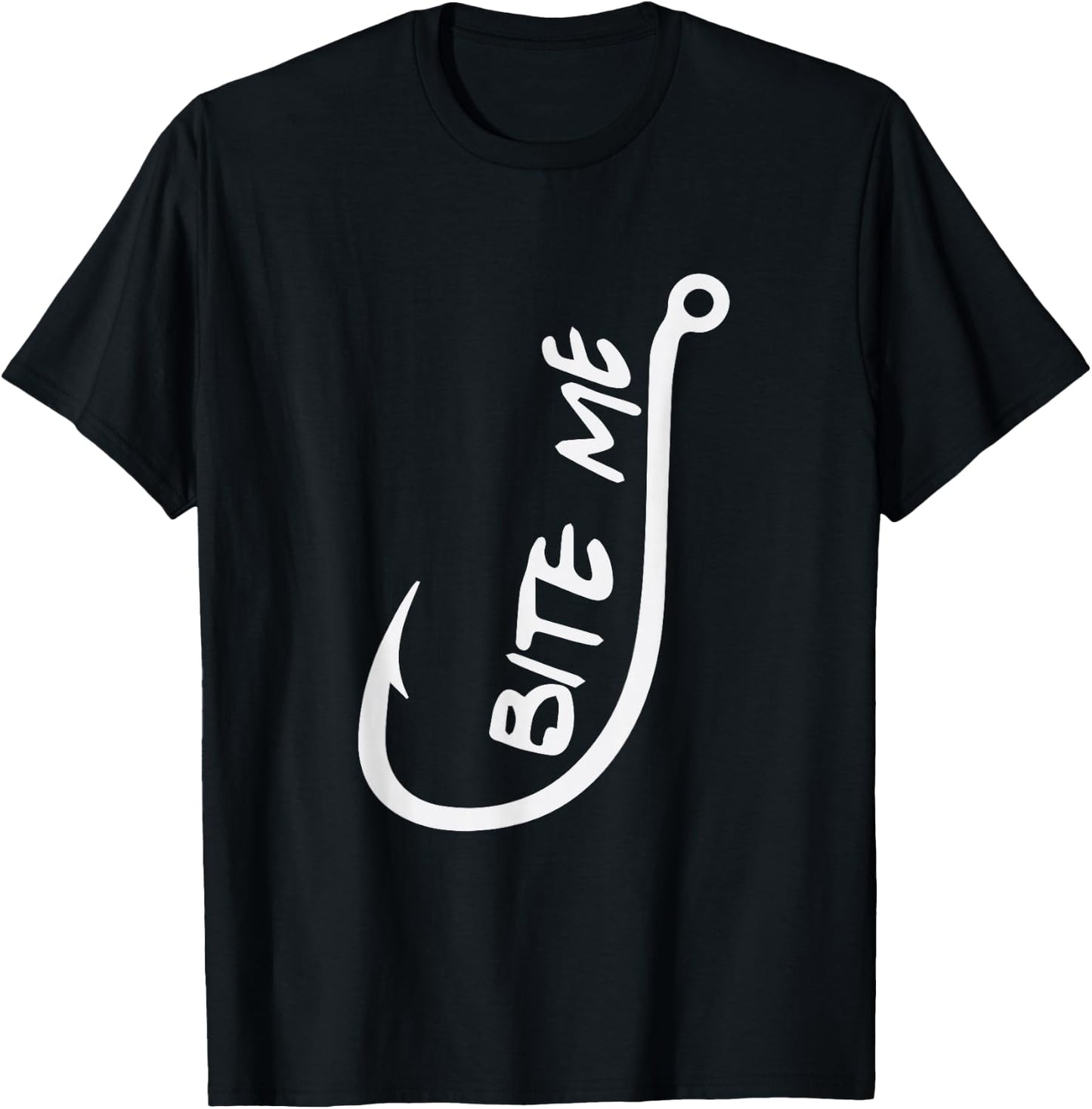 Bite me - Fishing T-Shirt - T-Shirt | Black