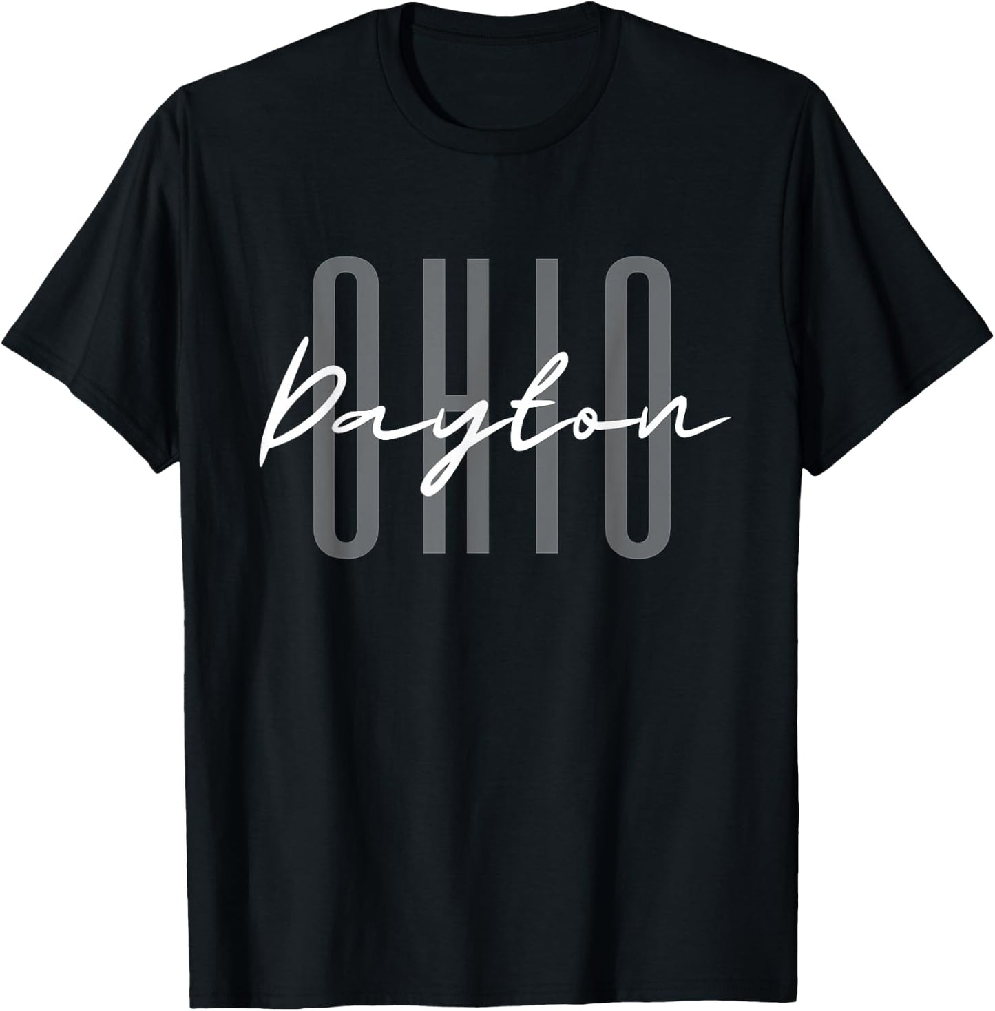 Dayton Ohio Home State Travel OH T-Shirt - T-Shirt | Black