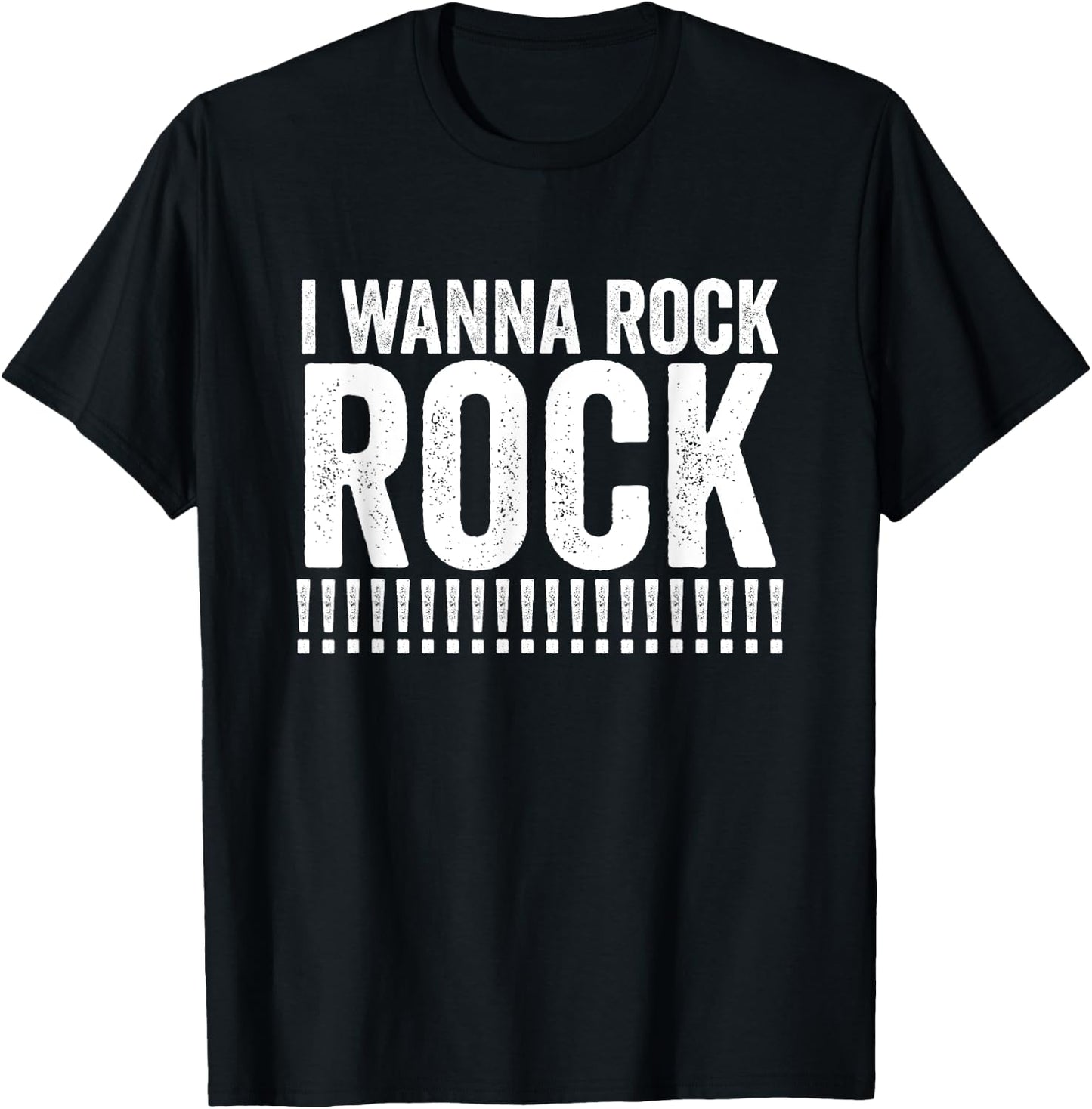 I Wanna Rock! Rock! by Dee Snider Twisted Sister T-Shirt - T-Shirt | Black