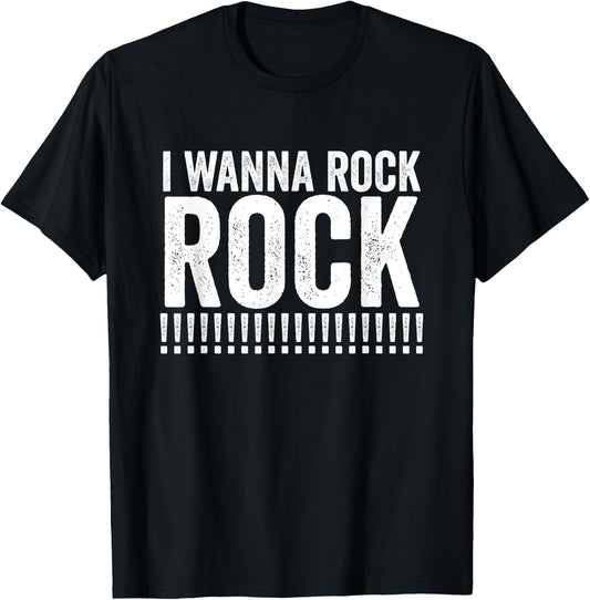 I Wanna Rock! Rock! by Dee Snider Twisted Sister T-Shirt - T-Shirt | Black