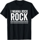 I Wanna Rock! Rock! by Dee Snider Twisted Sister T-Shirt - T-Shirt | Black