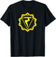 Manipura Navel Chakra Yoga T-Shirt - T-Shirt | Black