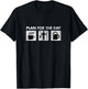 Plan For The Day Coffee Fishing Beer Fishing Lover Gift T-Shirt - T-Shirt | Black