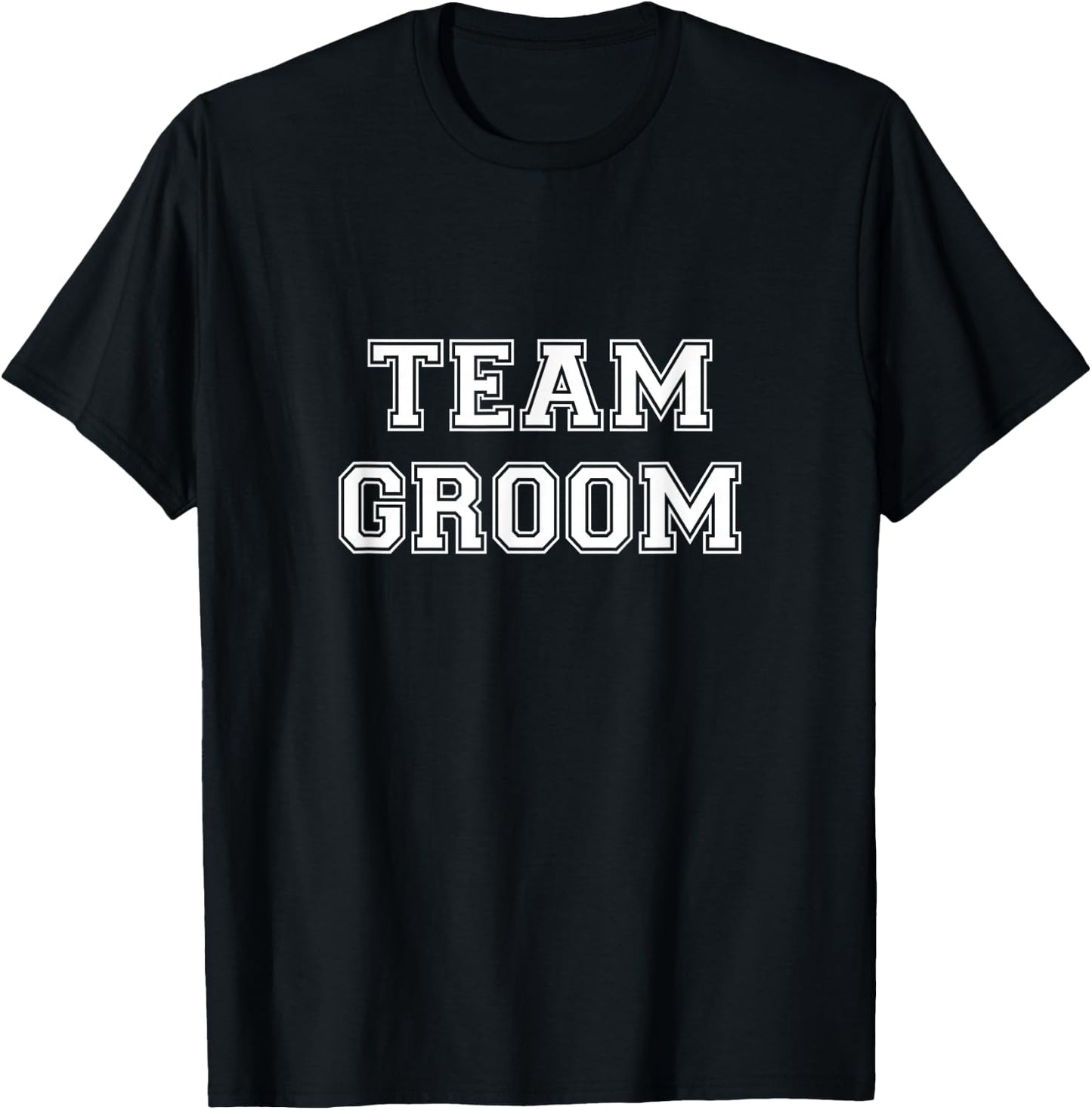 Team Groom Matching Bachelor Party Wedding T-Shirt - T-Shirt | Black