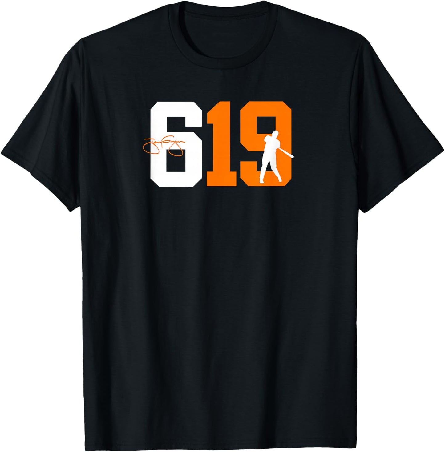 San Diego 619 Vintage 90's Baseball Style T-Shirt - T-Shirt | Black