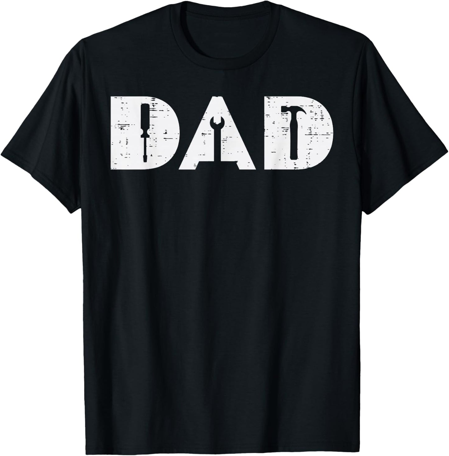 Dad Handy Tools Funny Fathers Day Mechanic Daddy Papa Men T-Shirt - T-Shirt | Black