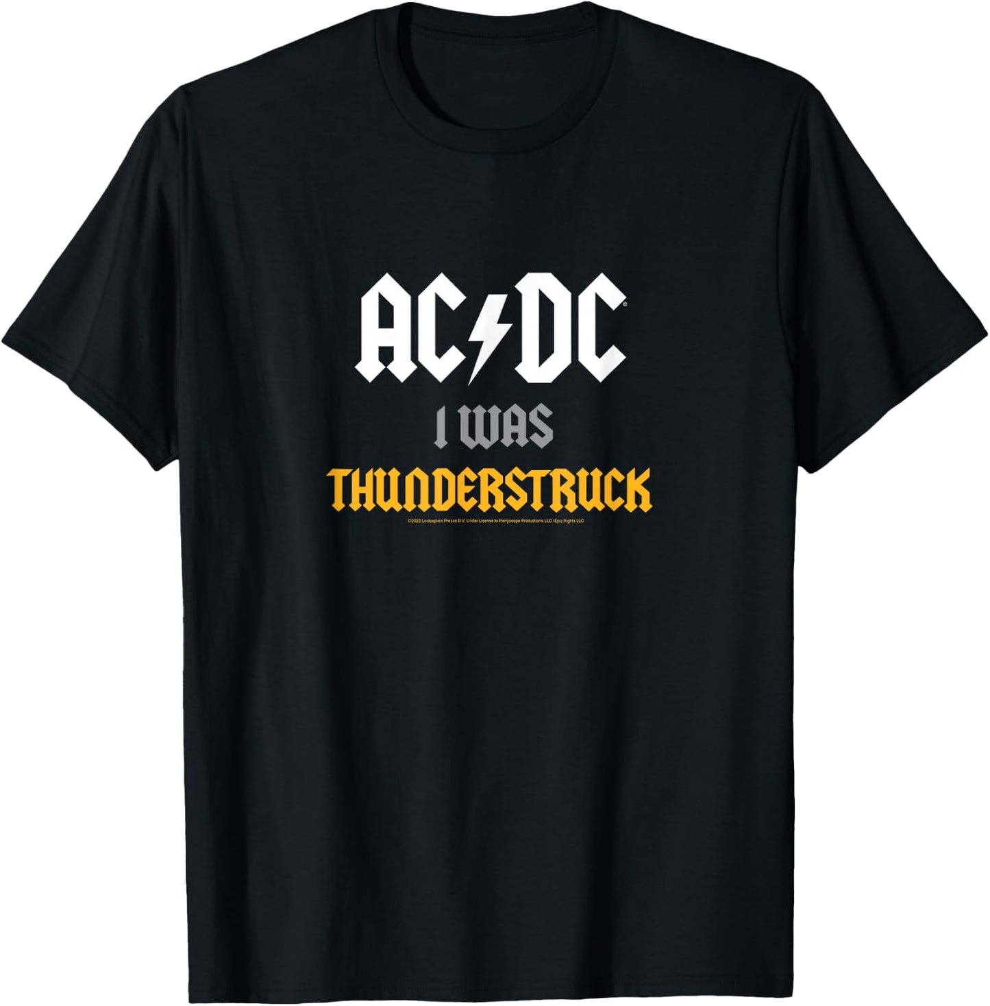 ACDC - I Was Thunderstruck T-Shirt - T-Shirt | Black