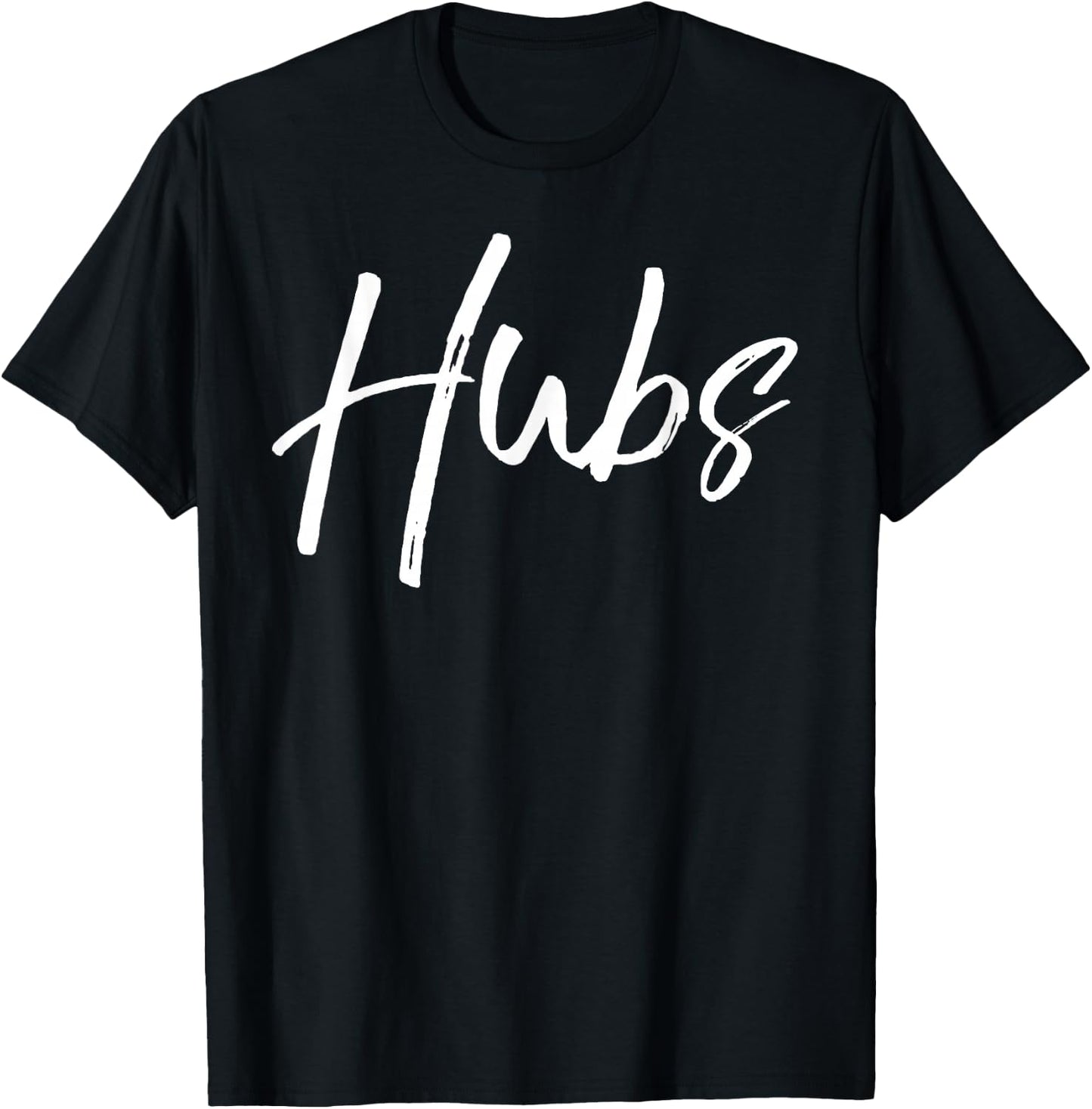 Cute Wedding Gift Husband Engagement Party Gift Hubs T-Shirt - T-Shirt | Black