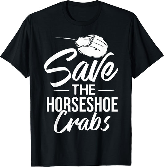 Horseshoe Crab Xiphosura Blood Eggs Fossil T-Shirt - T-Shirt | Black