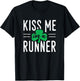 Kiss Me I'm a Runner - Irish Runner - St. Pat's Shirt T-Shirt - T-Shirt | Black