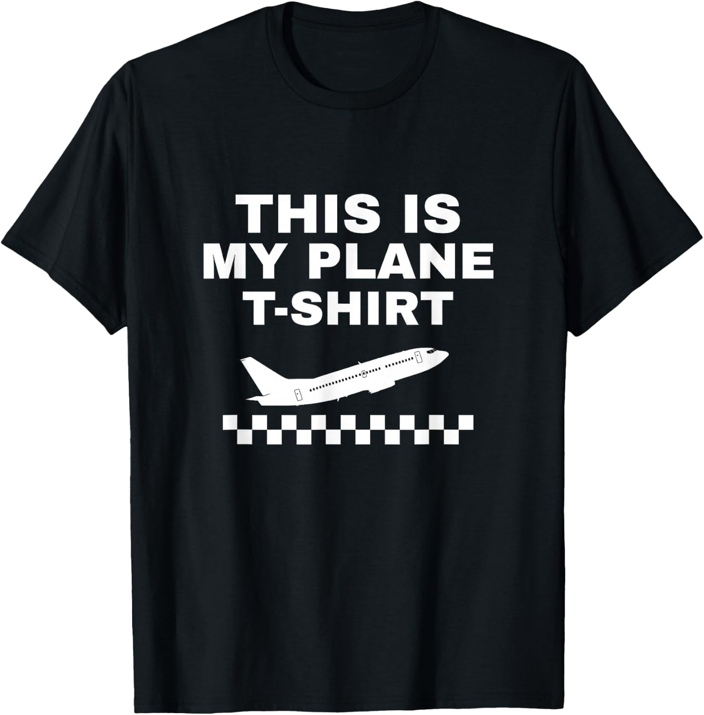 This My Plane Shirt Airplanes Funny Pilot Aviation Airplane T-Shirt - T-Shirt | Black
