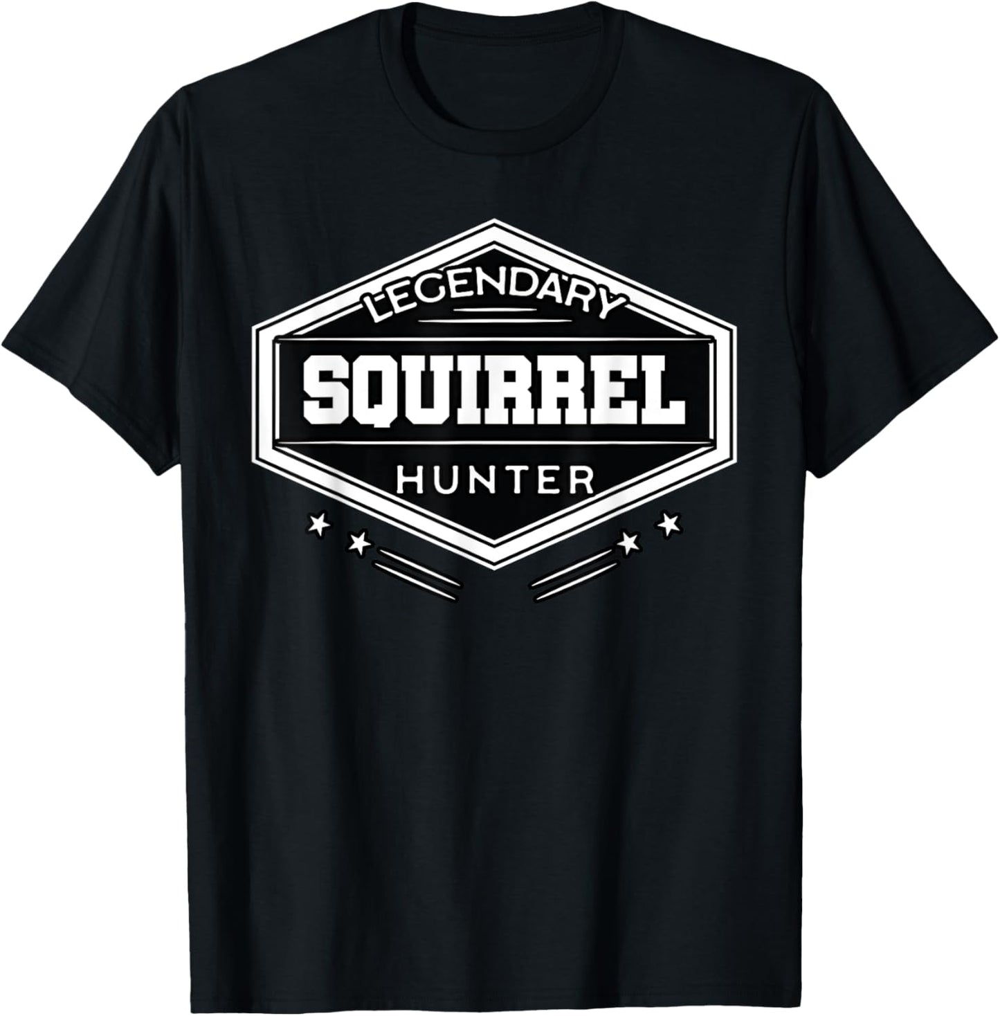 Hunt Squirrel Prey Hunting Marrmots Hunter Chipmunks Gift T-Shirt - T-Shirt | Black