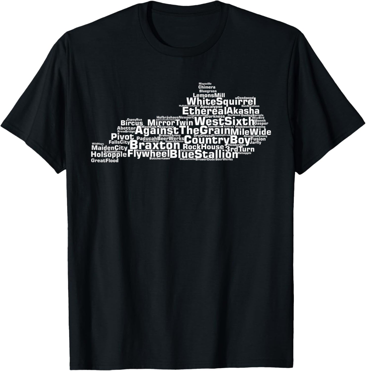 Kentucky Breweries T-Shirt - T-Shirt | Black