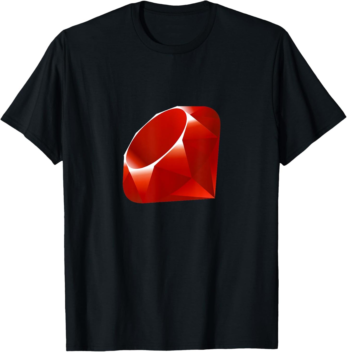 Ruby Logo - For Engineers and Programmers T-Shirt - T-Shirt | Black