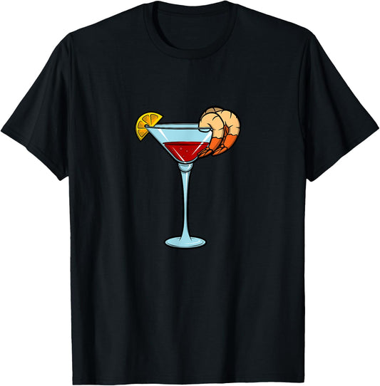 Shrimp Cocktail Seafood, Shellfish And Shrimping Lovers T-Shirt - T-Shirt | Black