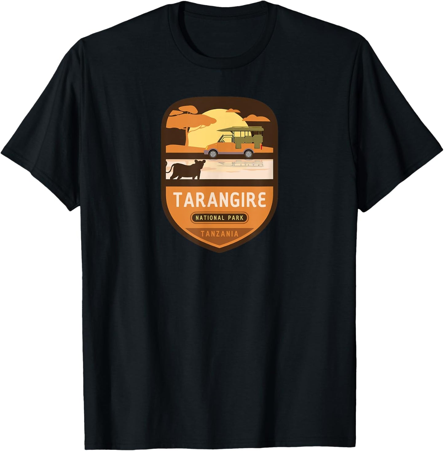 Tarangire National Park – Tanzania T-Shirt - T-Shirt | Black