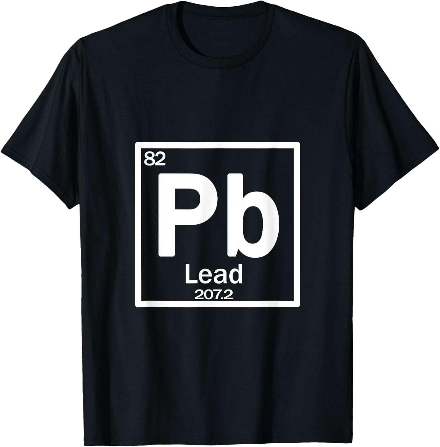 Chemistry Pb (lead) element T-Shirt - T-Shirt | Black
