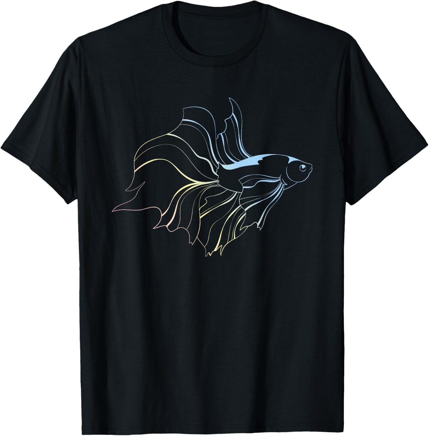 Betta Fish Lover Siamese Fighting Fish Aquarium Betta Fish T-Shirt - T-Shirt | Black