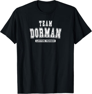 Team DORMAN Lifetime Member Family Last Name T-Shirt - T-Shirt | Black