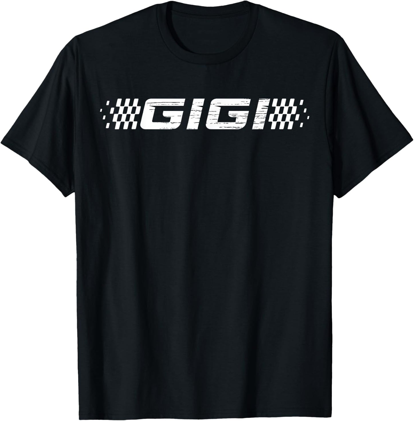 Racing Birthday Matching Family Race Car Pit Crew Gigi T-Shirt - T-Shirt | Black