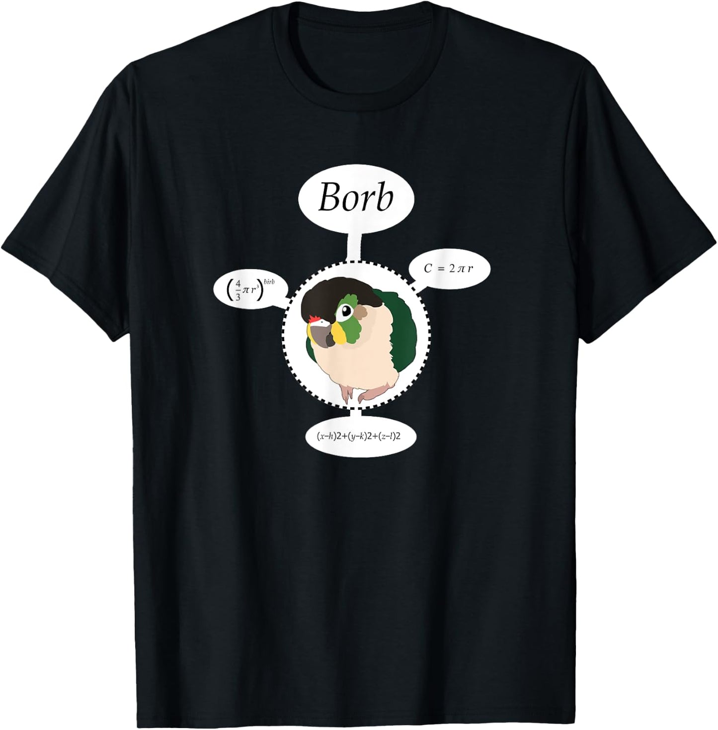 Borb Equation T-Shirt - T-Shirt | Black