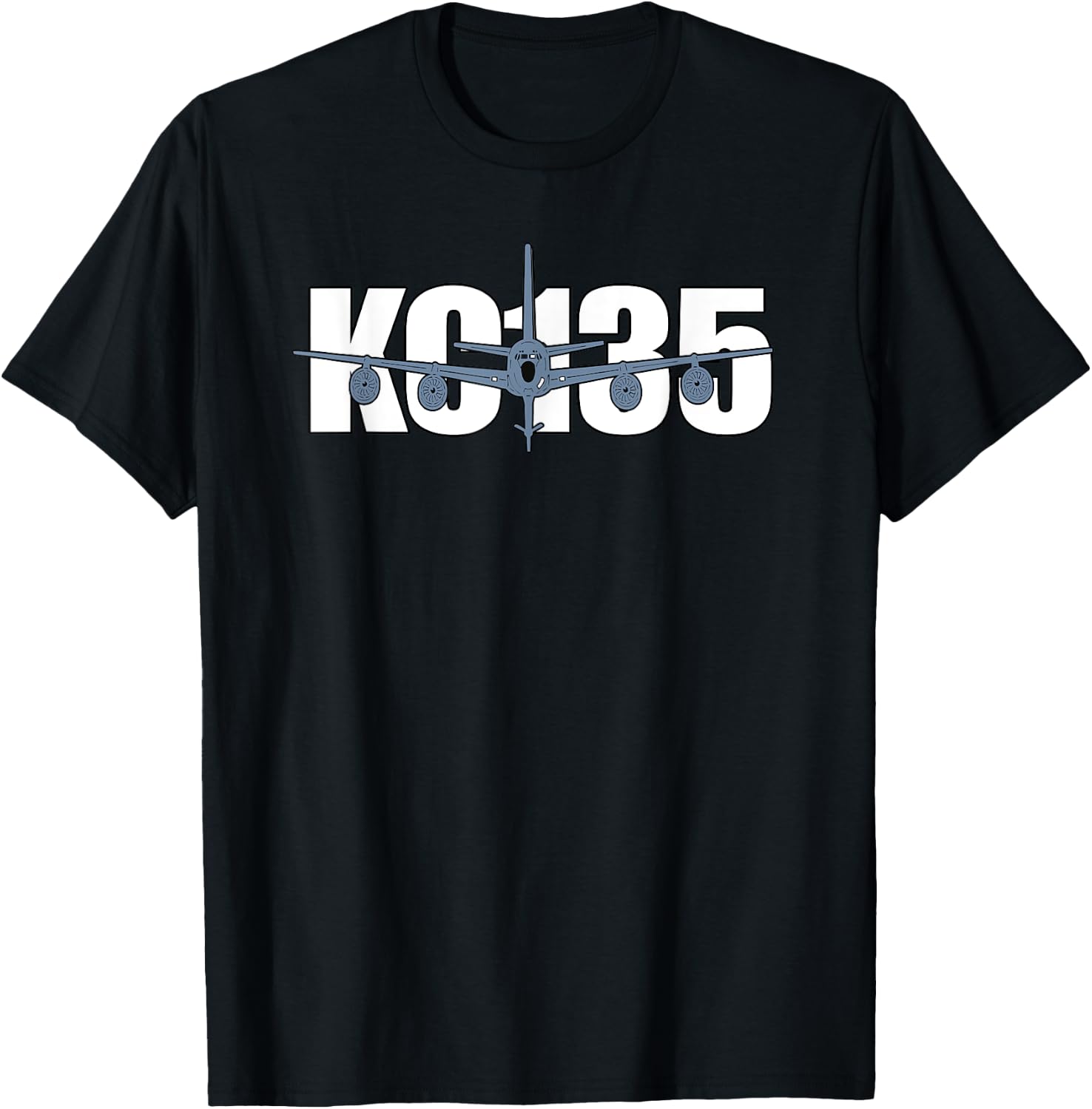 KC135 Stratotanker Airplane USAF Pilot Gift Aircrew Boom T-Shirt - T-Shirt | Black