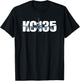 KC135 Stratotanker Airplane USAF Pilot Gift Aircrew Boom T-Shirt - T-Shirt | Black