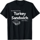 Saving Lives One Turkey Sandwich at a Time ER Nurse Humor T-Shirt - T-Shirt | Black