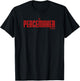 DC Comics Peacemaker The Series Red Logo T-Shirt - T-Shirt | Black