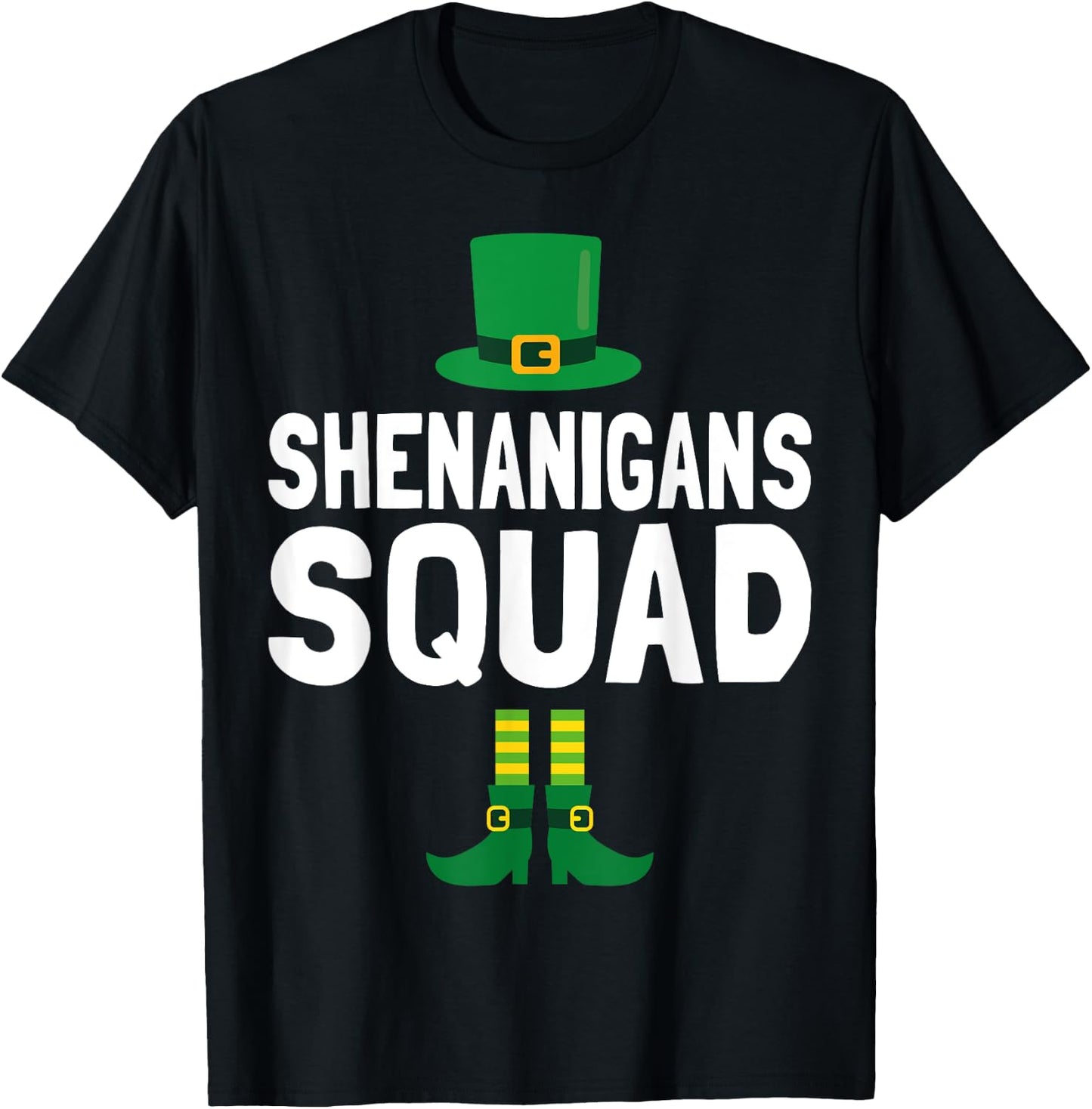 Shenanigans Squad | St Patricks Day T-Shirt - T-Shirt | Black