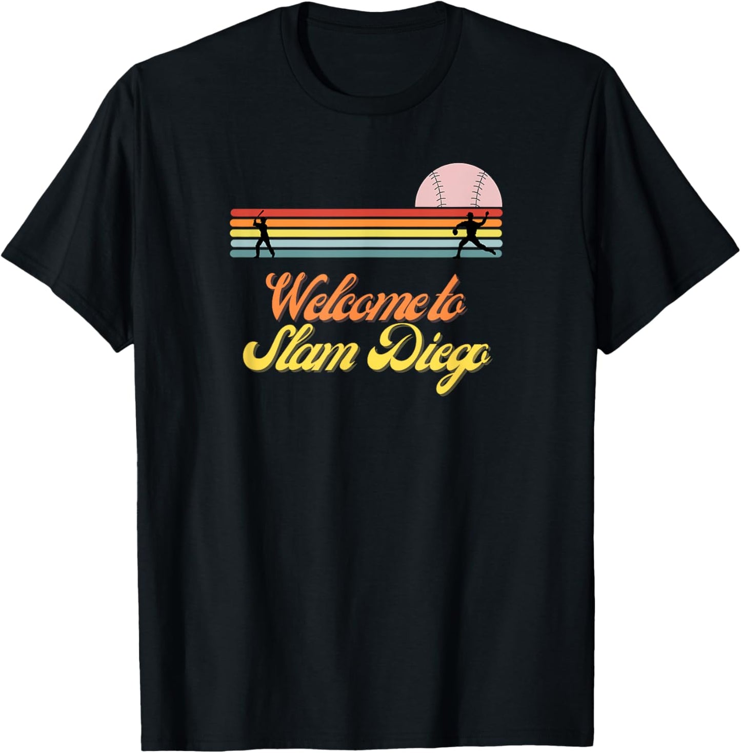 Slam Diego Baseball Fan of Home Runs T-Shirt - T-Shirt | Black