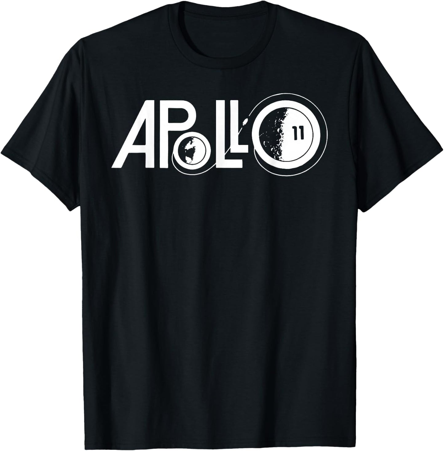 Apollo 11 Shirt Vintage Moon and Space Exploration T-Shirt - T-Shirt | Black