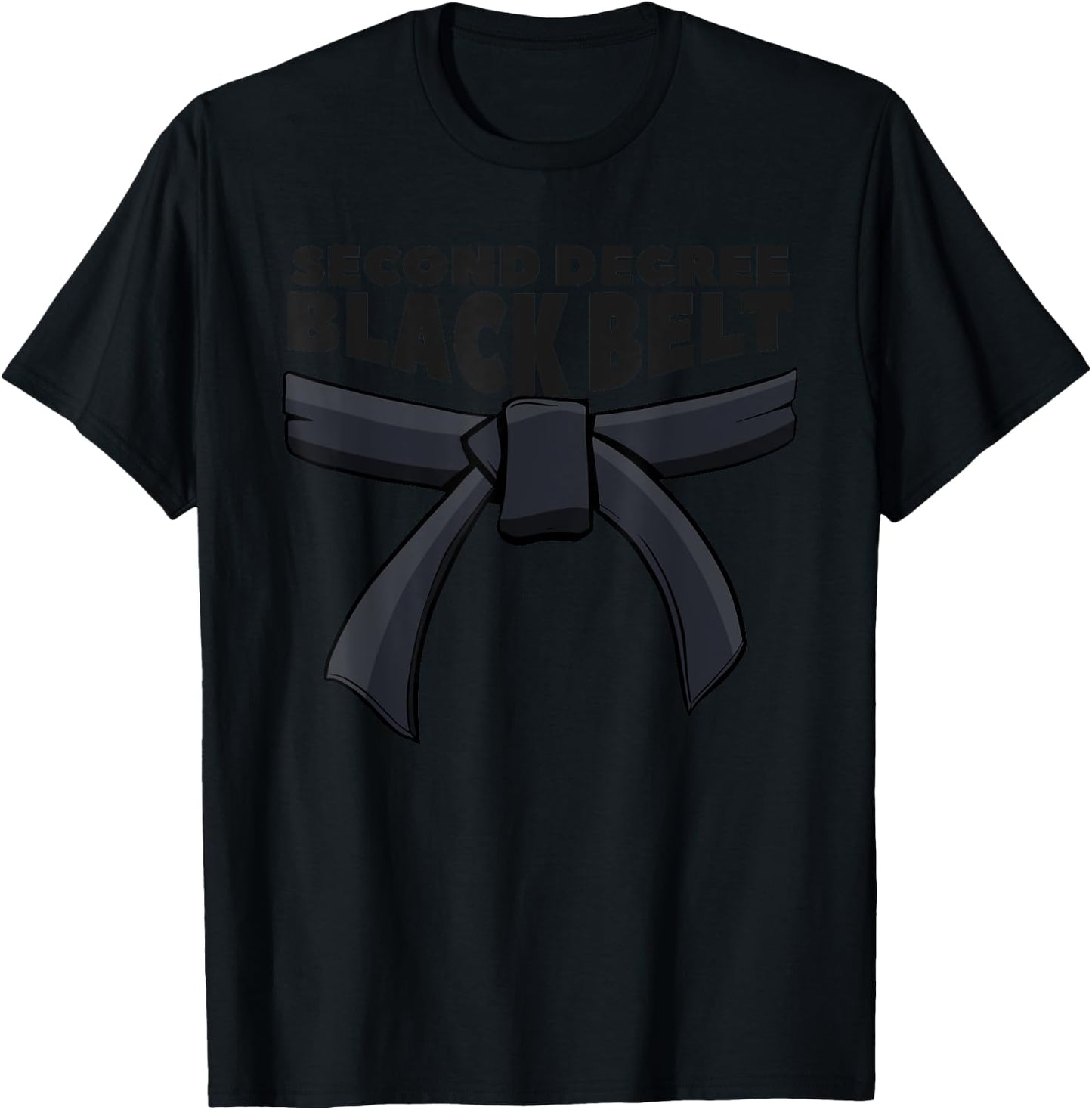 Second Degree Black Belt Martial Arts Karate T-Shirt - T-Shirt | Black