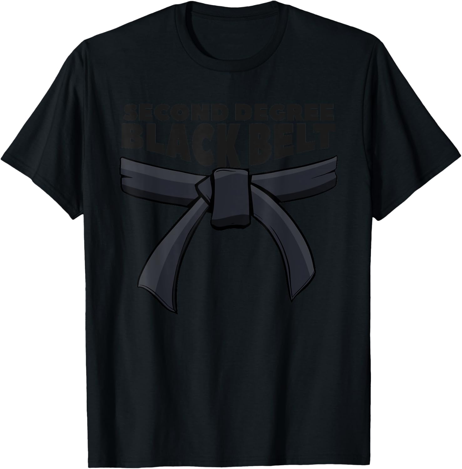 Second Degree Black Belt Martial Arts Karate T-Shirt - T-Shirt | Black