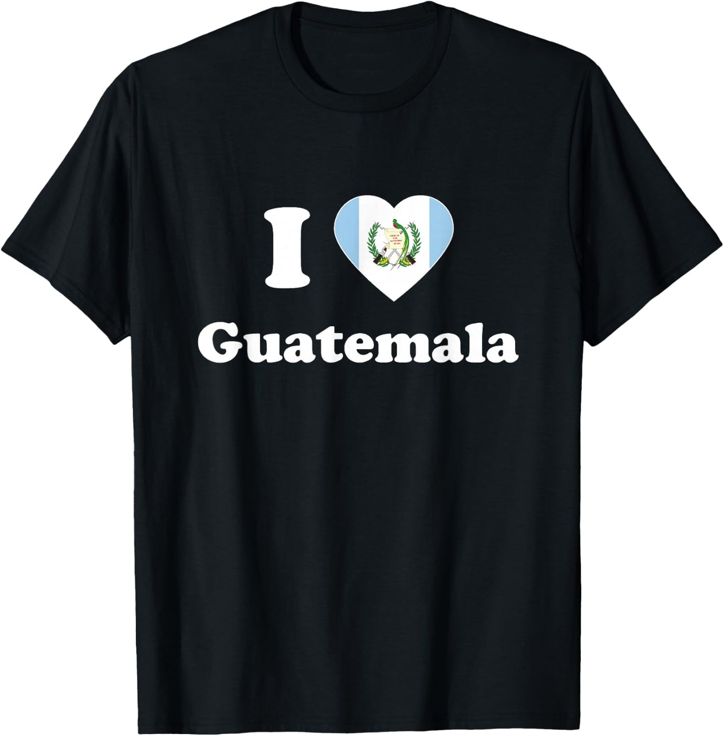 I Love Guatemala I Heart Guatemala Guatemalan T-Shirt - T-Shirt | Black